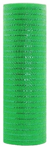 [A-022842] Decomesh Metallic Groen 26 cm rol 9 meter voor kransen en inpakken