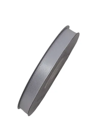 [A-023288] Dubbelsatijn lint Wit 10 mm rol 25 meter