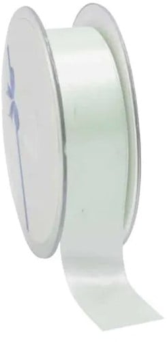 [A-023303] Dubbelsatijn lint Mintgroen 25 mm rol 25 meter