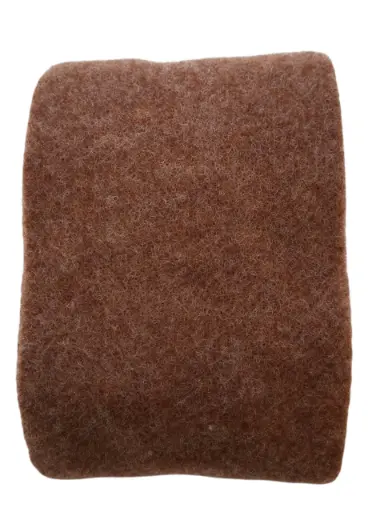 [A-025076] Wolband Heavy Wolvlies 651 Braun Melange 150 mm per 5 meter
