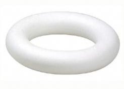 [A-002510] Oasis® Styropor Piepschuim Isimo Ring Rondom 25 cm