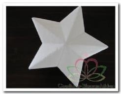 [A-006708] Styropor Piepschuim Isimo Ster Bold 10 cm /st