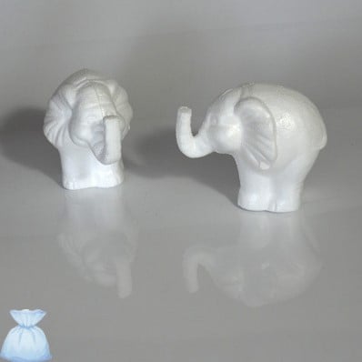[A-009716] Styropor Piepschuim Isimo Olifant 12 cm