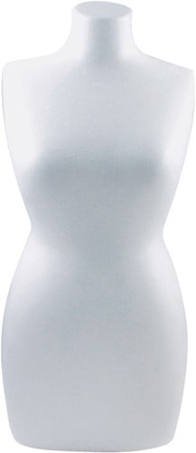 [A-011568] Styropor Piepschuim Isimo Torso Vrouw 50 cm