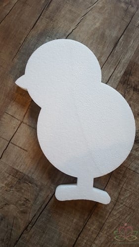 [A-011839] Styropor Piepschuim Isimo Kuiken 40×3 cm