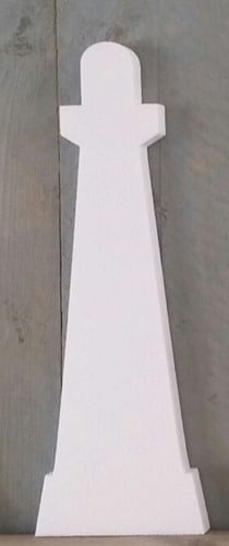 [A-012372] Styropor Piepschuim Isimo Vuurtoren 50×3 cm