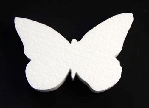 [A-012635] Styropor Piepschuim Isimo Vlinder Kleinste 20 cm