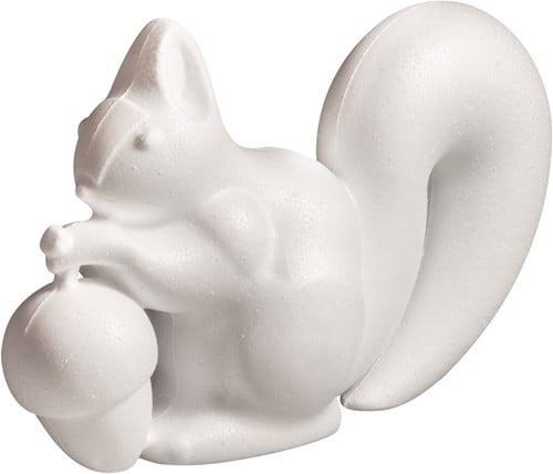 [A-012846] Styropor Piepschuim Isimo Eekhoorntje 10,5×18 cm