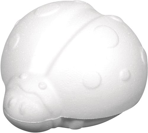 [A-012848] Styropor Piepschuim Isimo Lieveheersbeestje 11,5x5 cm
