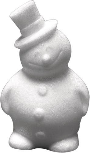 [A-012851] Styropor Piepschuim Isimo Sneeuwman 17 cm