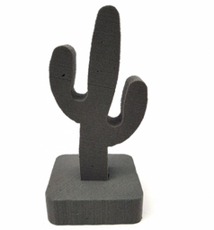 [A-019029] OASIS® Black Bioline Mini Cactus set 4 stuks kleine zwarte cactusjes 16 x 8 x 8 cm