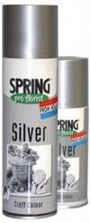 [A-003188] Spring pro Florist Bloemenverfspray Zilver Spray 150 cc