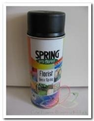 [A-007452] Spring pro Florist Bloemenverfspray Soft Black 400 cc