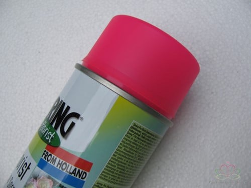 [A-009630] Spring pro Florist Bloemenverfspray 399 Fluor Pink Neonverf 400 cc