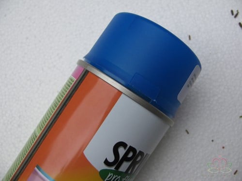 [A-009631] Spring pro Florist Bloemenverfspray 599 Fluor Blue Neonverf 400 cc