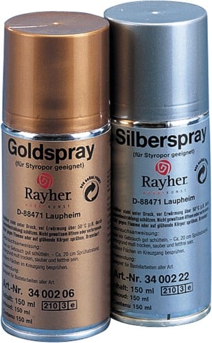 [A-012394] Decospray geschikt voor styropor Goud 150 ml 