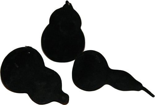 [A-008973] Bullis gedroogde kalebas Velvet Zwart 10 stuks