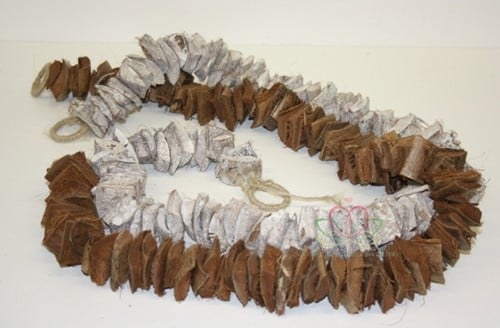 [A-009085] Coco Guirlande ketting Coco stukjes Naturel 1 m