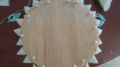 [A-009155] Houtband op Rol Wood Ribbon 79 Naturel 6 cm 7 meter
