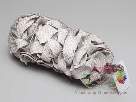 [A-010728] Mehogany Spoon Net White Wash 400 gram