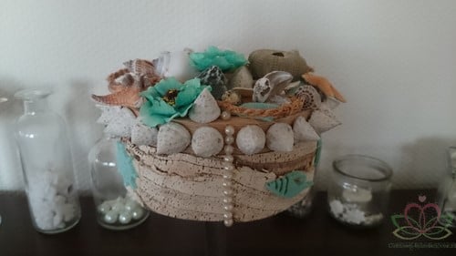 [A-010945] Schorsband Handmade Naturel 1 m