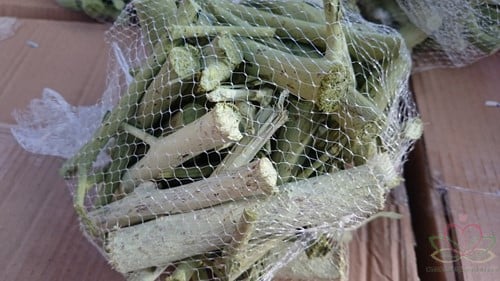 [A-011406] Mulberry stokjes takjes stronkjes zak Groen 250 gram 2 kleur