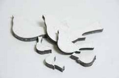 [A-011796] Houten Vogeltjes White wash gemengde maten