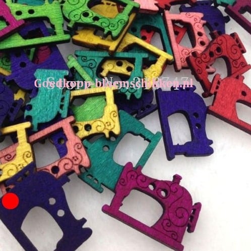 [A-012120] Houten Vlinders Groot 53–80 mm 6 stuks
