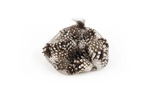 [A-012878] Dennenappel Silvester White Tip 250 gram
