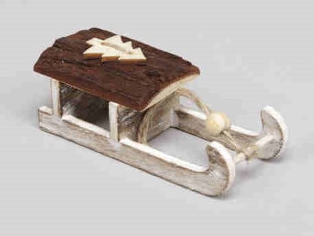 [A-014399] Houten Slee White 4x10 cm per stuk