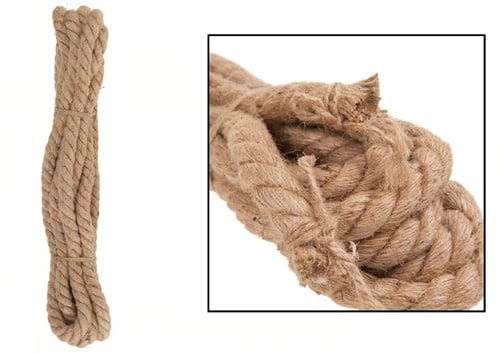 [A-015152] Jute Naturel Xtra Dik Rope voor toef ca. 2 cm 600 cm