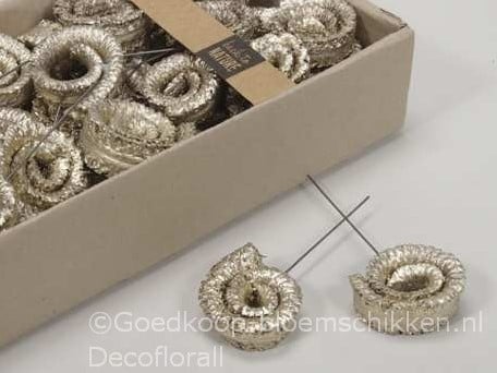 [A-016183] Palm Mule Ring Single op draad Platinum 10 cm ca. 55 st