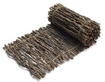 [A-016451] Bowty tafelloper Naturel stokjesband ca. 90x20 cm