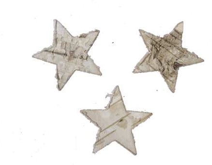 [A-023125] Berkenschors Sterren voordeeldoos ca. 4 cm 72 stuks