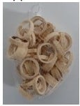 [A-027359] Bamboe ringen Naturel ca. 5-6 cm ca. 50 stuks