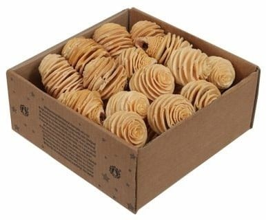 [A-027594] Platyspernum op draad Gebleekt doos 25 stuks