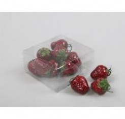 [A-006930] Aardbei Rood 4 cm doos ca. 12 stuks