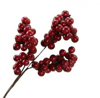 [A-014380] Besjes op draad Rood vertakt pak ca. 12 bundels