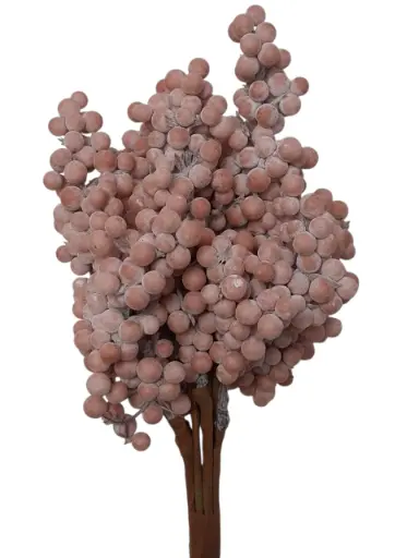 [A-014462] Berrie besjes foam Lichtroze Ice bundel 10 stuks