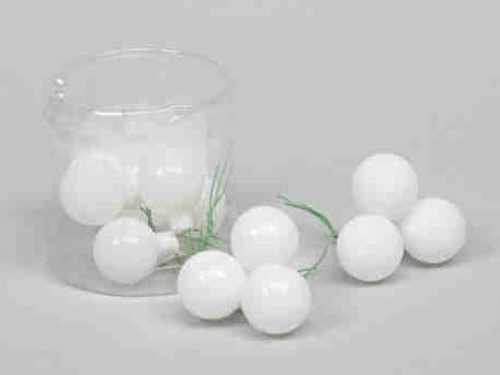[A-014314] Kerstballen Artic Wit combi 3 cm 12 stuks kleinverpakking