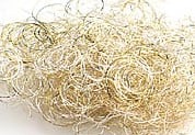 [A-014676] Lametta Curly Engelenhaar Champagne grootverpakking 200 gr