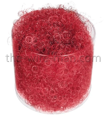 [A-020083] Lametta Curly Engelenhaar Rood grootverpakking 200 gr
