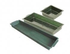 [A-003170] Brick tray 2/1 Groen 48x12,5 cm voor 2 grote blokken