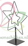 [A-015775] Metalen frame Ster 40 cm zonder voet