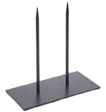 [A-016362] Metaalstaander Metalen pin standaard Solid 2 pinnen ca. 20 cm