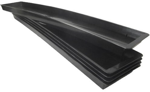 [A-017189] Brick tray 3/1 Triple brick Zwart voor 3 grote blokken