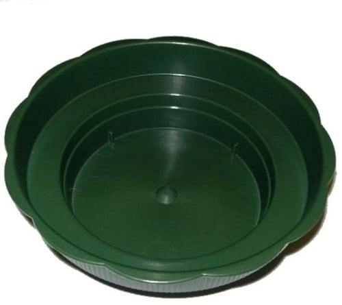 [A-019577] Schaaltje Plastic Plus Floral Bowl Junior Groen per stuk