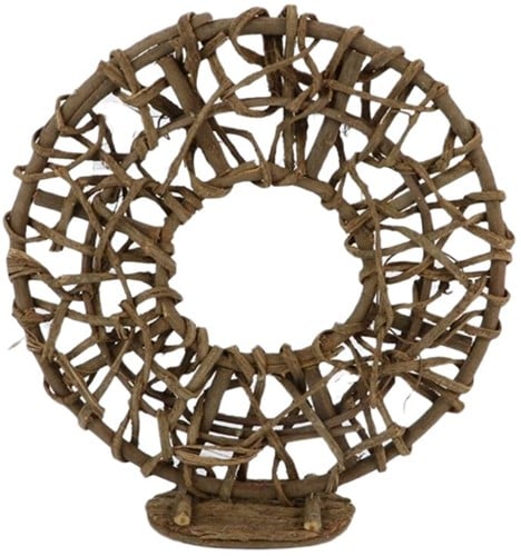 [A-022087] Metalen frame Ring op standaard Mothervine flat Ø50xH52 cm
