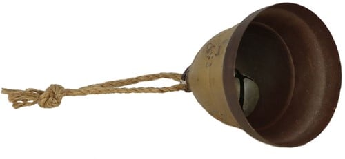 [A-022688] Kerstbel klok Bell Tingle set 1 stuk Ø14xH20 cm