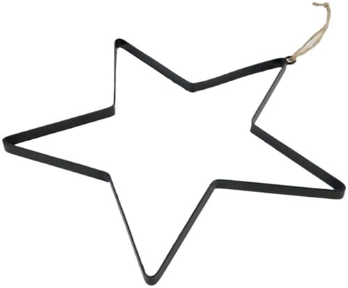 [A-023388] Metalen Frame Ster hangende stervorm 50 cm